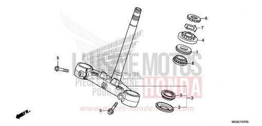 STEERING STEM NC700SDD de 2013